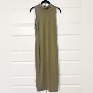 Forrest green bodycon dress